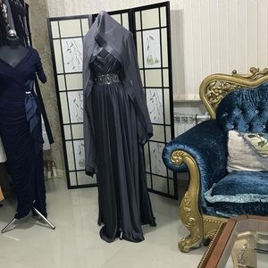 Beautiful grey night out dress